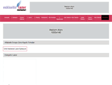 Tablet Screenshot of eskisehirlazer.com